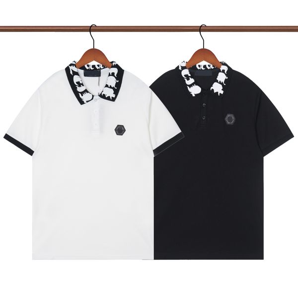 2023Alta qualità Primavera Lusso Italia Uomo T-shirt Designer Polo High Street Ricamo piccolo cavallo coccodrillo Stampa Abbigliamento Uomo Marca Polo Taglia