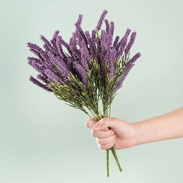 Dekorative Blumen, künstliche Pflanze, Lavendel, Weizen, Malz, Gras, Heimdekoration, INS-Stil, Weihnachten, Blumenarrangement, DIY, Hochzeit