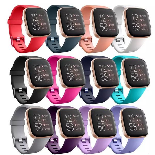 Fitbit Versa Lite Lits ленты Versa2 Smart Wwatch Strap Sports Watch Band для женщин, мужчина, маленькая большая