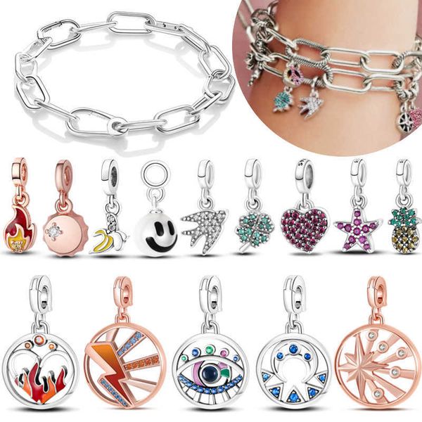 Цепочка Link Me Rays of Life Medallion Браслет серебряный цвет оригинал Me Charms Me Link Link Pulseira Plata Оригинальный браслет G230208