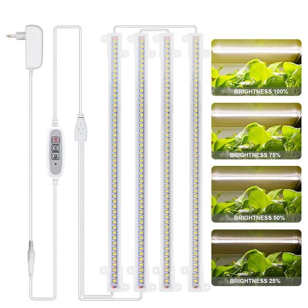 Greensindoor USB Coltiva Le Luci a Spettro Completo Bar Phyto Lampada per La Semina di Piante da Interno Coltura Idroponica Led Phytolamp Bianco Caldo 3500K