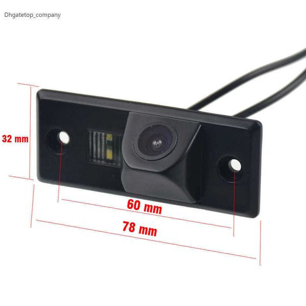 Nuovo CCD Car Rear View Backup Telecamera di retromarcia per VW Volkswagen Touran Tiguan Passat B5.5 B6 Caddy III Luce targa