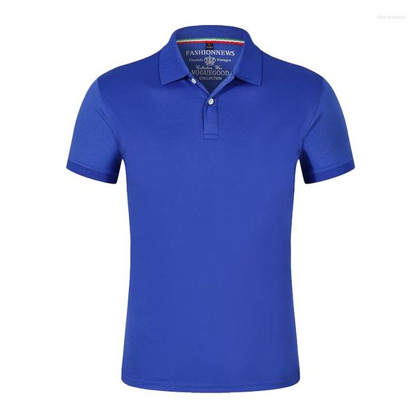 Polos de polos masculinos Bonzas de camisa pólo masculinas camisas de cor sólidas Camisa Masculina Casual Casual Cola de Manga Curta