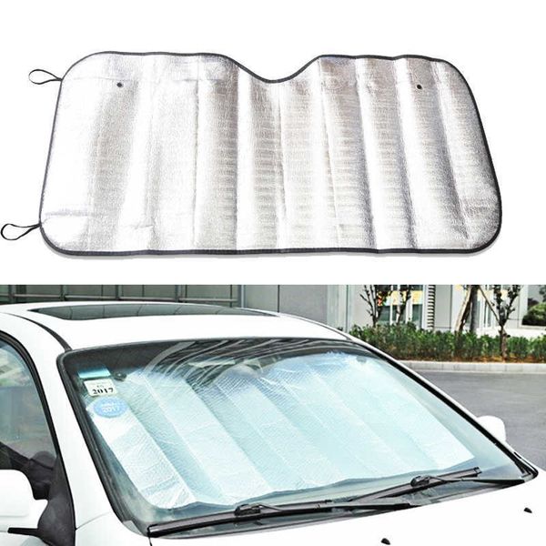 CARRA VIIDO TRASEIRA VERDO DE GRONHO DE GRONHO DE PARTILHO DE PARTILHA DE UV PROTENHA DE SUL SOL PARA CAPAS DE VANHA DE CARRO SUN VISOR Silver 130 *60cm