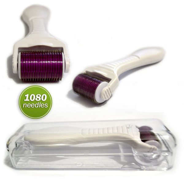 1080 Nadeln Körper Mikronadel Roller Hautpflege Werkzeuge für Haut Schönheit Anti Aging, Narben, Dehnungsstreifen