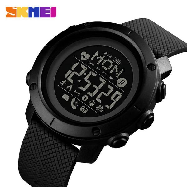 SKMEI Smart Watch Fashion Sport Men Watch Life Impermeabile Bluetooth Ricarica magnetica Bussola elettronica reloj inteligent 15122392