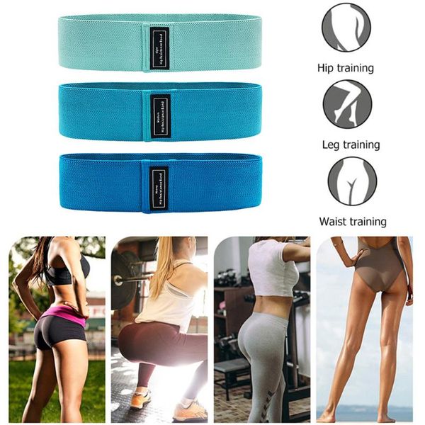 Bandas de resistência 3pcs ioga Conjunto esportivo Pilates Treinamento Elastic Elastic Pulling Corda Fitness Gym Workout Equipment