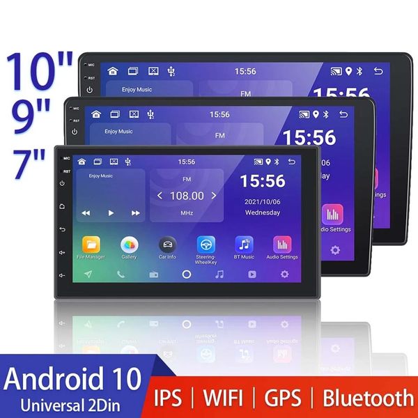2 Din Android Car Multimedia Video Player Autoradio GPS WIFI Bluetooth Radio stereo Universale 7 