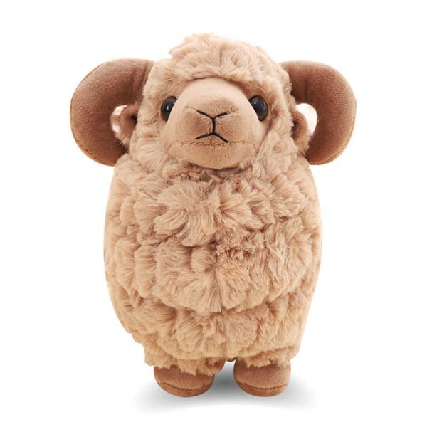 Bambola di peluche realistica di capra di pecora Animale simulato di peluche morbido Molto carino Adatto come regalo Grande bello