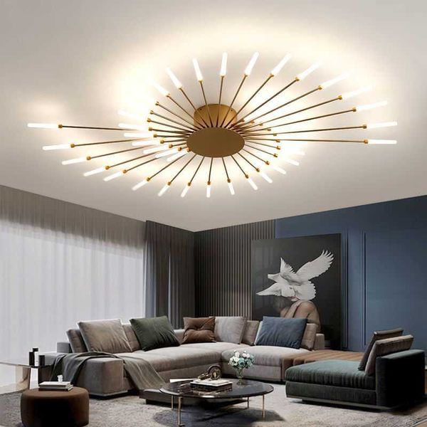 Lichter Nordic Persönlichkeit LED Kronleuchter Licht Spirale Feuerwerk Designer Deckenlampen Wohnzimmer Deco Schlafzimmer Pendelleuchte Leuchte 0209