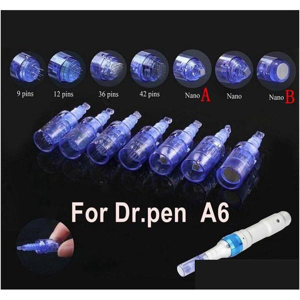 Rolo de Microneedle de Beleza 1 3 5 7 9 12 36 42 Cartucho de Nano agulha para Dr.Pen Tima A6 Electric Dermapen. Dr. Pen Drop Delivery Health DHW41