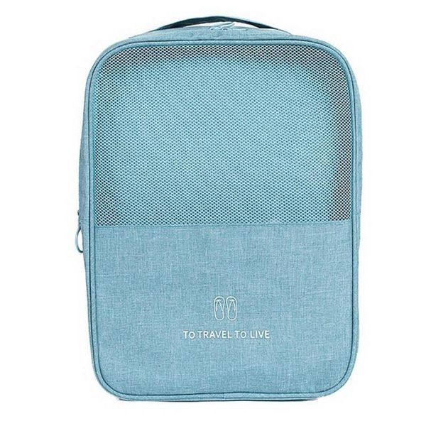 Guardaroba per abbigliamento Armadio in tessuto Oxford 7 colori Pieghevole impermeabile Borsa per scarpe da viaggio Borsa per organizzatore Borsa per biancheria intima portatile con cerniera