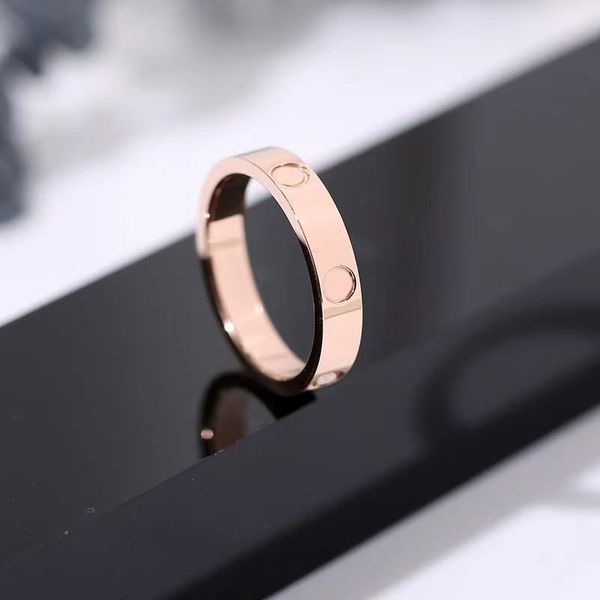 Fede nuziale da uomo anello di design gioielli di fidanzamento di lusso classici da sera da donna bague diamante liscio vite placcato argento oro anelli d'amore di lusso da donna