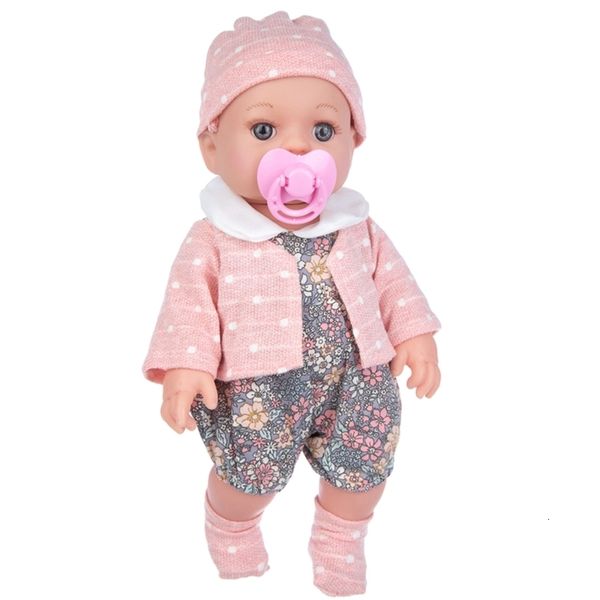 Dolls 12 in bambole per bambini realistici bambole bambole simulazione bambino accessori giocattoli fatti a mano per bambini collezione d5qa 230210