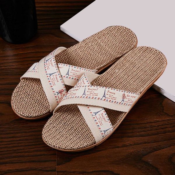 Hausschuhe Sommer Cross Strap Hausschuhe Flip Flops Atmungsaktive Flache Sandalen Frauen Böhmen Strand Slip On Schuhe Mode Damen Strand Sandalen G230210