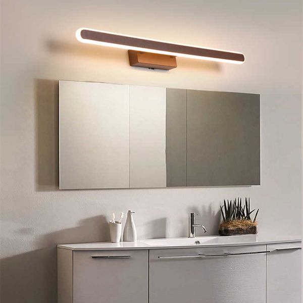 Современное светодиодное зеркало Стена Стена для спальни ванная комната для ванной комнаты крытая шкаф