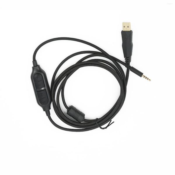 Computerkabel Redragon H510 Zeus Original Original USB-Kabel 3,5 mm Stecker Audio AUX-Buchse auf 2.0