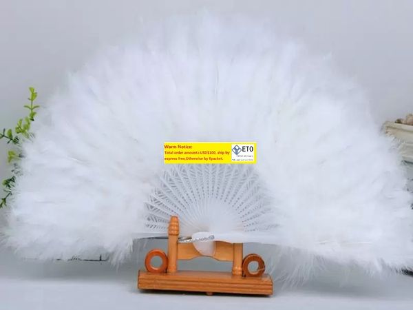 10pclot Feather Fan