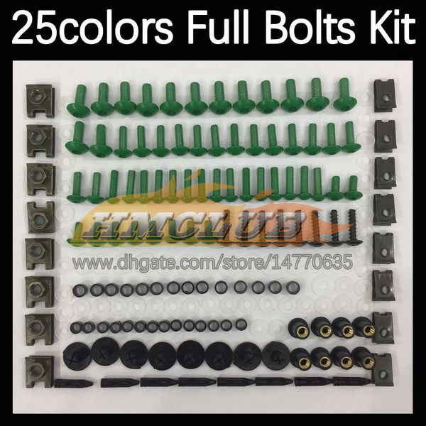 268PCS Kit completo di viti complete per corpo MOTO per DUCATI 749 999 S R CC 749-999 749S 999S 749R 999R 03 04 2003 2004 Set di dadi per carenatura per moto