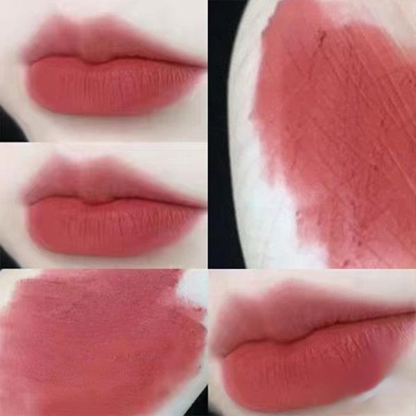 Lip Gloss Cores Batom Líquido Veludo Fosco À Prova D 'Água Esmalte Vara Longa Duração Sexy Tint Vermelho Mulheres Makeuplip