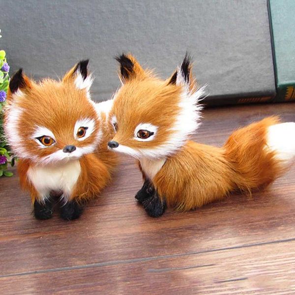 Simula￧￣o Animal Foxes Owl Phowled Plush Toy Doll Photography para crian￧as Presente de anivers￡rio