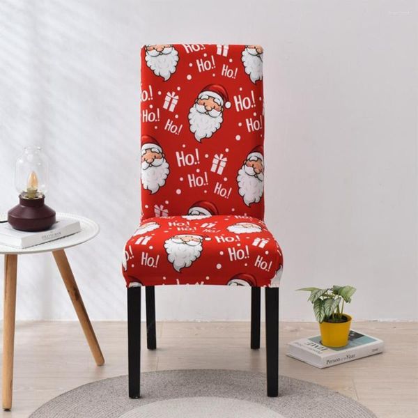 Fodere per sedie Bellissimo sedile Abbinamento perfetto Copertura protettiva rimovibile per Natale durevole