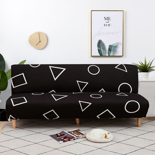 Sandalye kapakları spandeks kanepe yatak, koltuksuz katlanır elastik kanepe slipcovers oturma odası modern ev dekor 230209