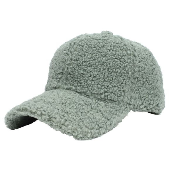 Cappellini da baseball Confezione Cappello Berretto da baseball in lana di agnello finto per uomo Donna Cappelli sportivi in pile Teddy Caldo inverno da viaggio all'aria aperta Cappelli sportivi da uomo G230209