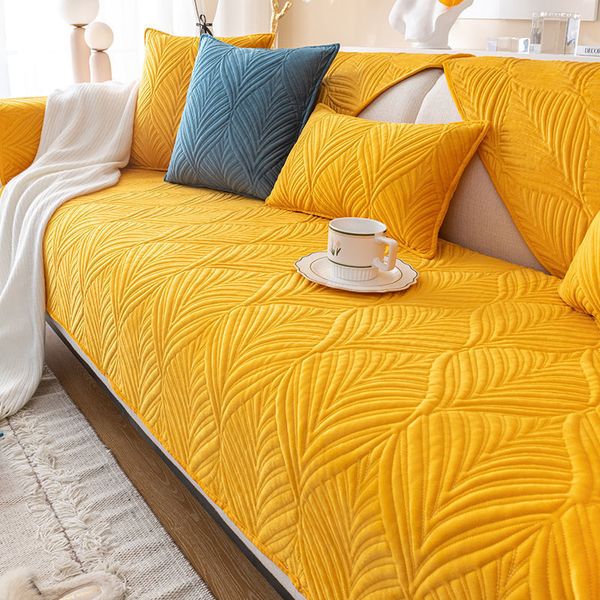Крышка стулья индивидуально толстый плюшевый диван высококачественный не скользкий подушка полотенце домашнее украшение гостиной 230209