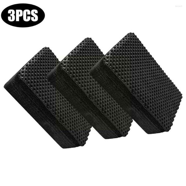 Soluzioni per lavaggio auto 3Pcs Fango Magic Clay Bar Sponge Block Pad Rimuovi i contaminanti prima della cera lucidante per la pulizia della cura X4B5