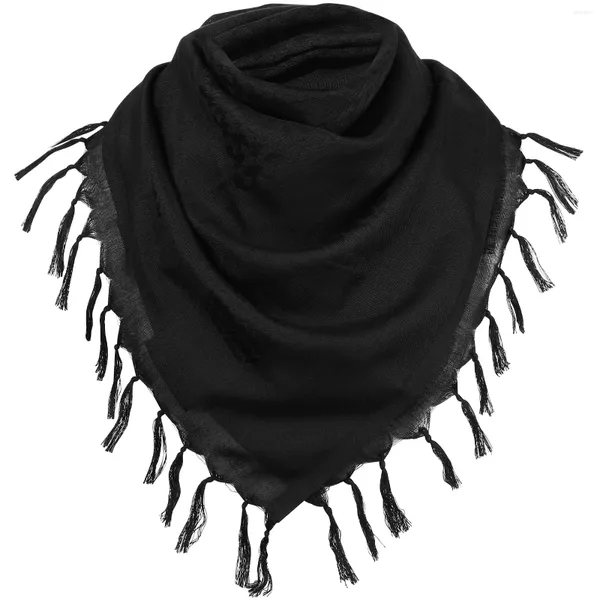Lenço de bandanas arab shemagh masculino envolve a cabeça de turbante ao ar livre inverno damas triangle pesco