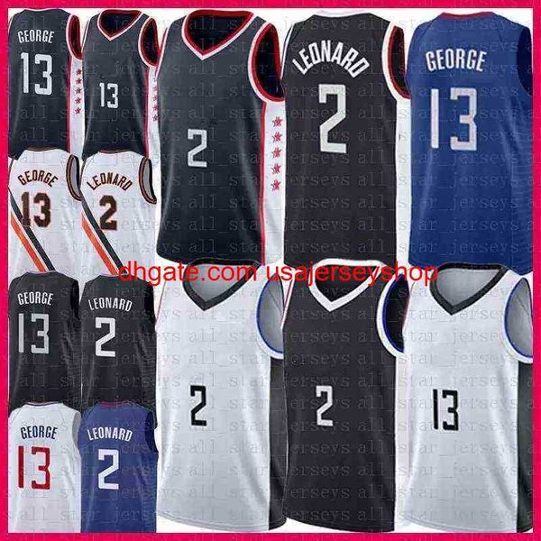 Maglia da basket Kawhi Leonard Paul George da uomo 2 13