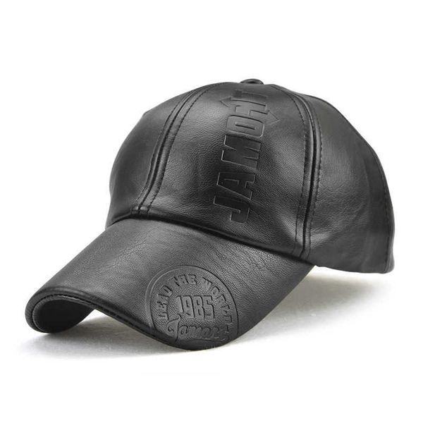 Ball Caps 2021 Fashion PU Baseball Cap для мужской шляпы регулируемые кепки на открытом воздухе теплый печатный шляпу с дорогой.