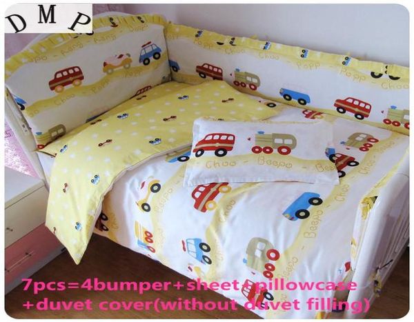 67 stücke Baumwolle Krippe Baby Bettwäsche SetsCartoon Babybett Blätter protetor de berco Marke Bettwäsche Set 1206012070cm2193990