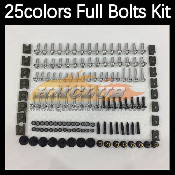 268pcs Suzuki GSXR 1000 1000C GSXR1000 K17 17 18 19 20 2018 2019 2019 2020 Motosiklet Kaplama Cıvataları ön cam cıvata vidalı fındık için tam vidalar kiti