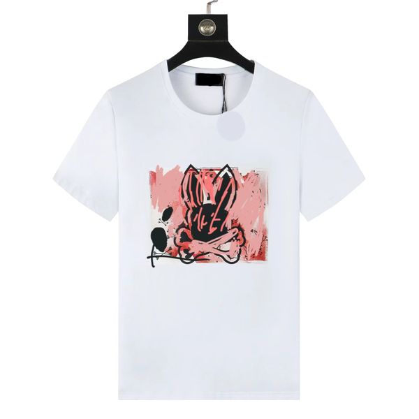 T-shirt uomo di marca Skull bunny Pattern Top Cotton O-Collo manica corta TShirt Stampa Ghost Rabbit Shirt Estate uomo Tee Luxury Designer donna T-shirt Mezze maniche M-3XL