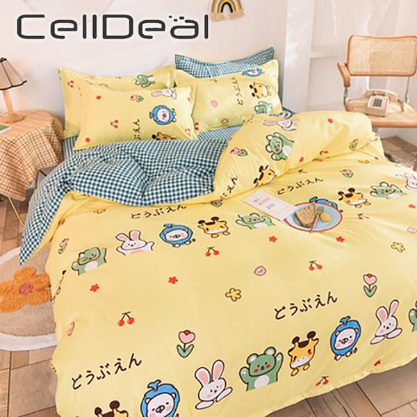 Bedding sets Home Textile Cartoon Concert Quatro peças Come confortável colcha de qualidade colcha de qualidade travesseiro de capa Oceania