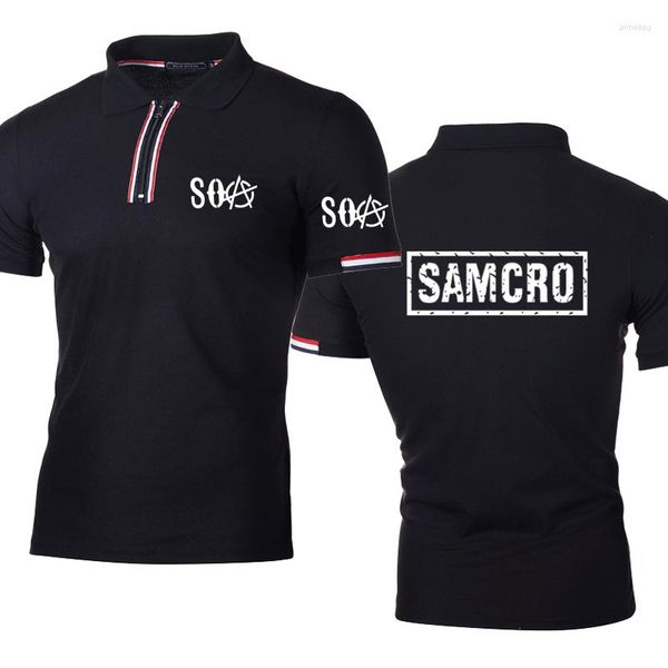 T-shirt da uomo 2023 Top da uomo Sounds Of The Child Samcro Print Summer Trend Polo in cotone casual di alta qualità