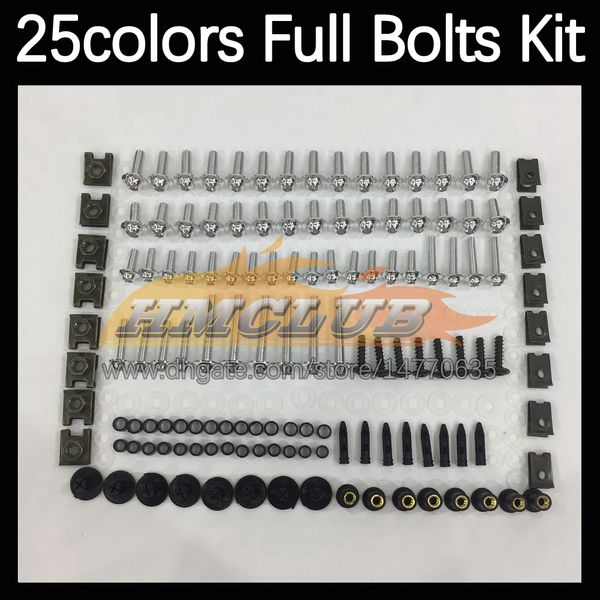 268pcs Kit de parafusos completos parafusos de moto para Honda CBr 400rr 400 RR NC29 CBR400RR 94 95 96 1994 1995 1996 1997 parafusos de motocicleta parafusos de parafuso de parafuso de parafuso de parafuso de parafuso de parafuso de parafuso de parafuso