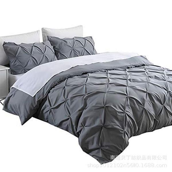 Постилочные наборы наборы стеганого одеяла подушка с тремя частями пуховой одежды ручной работы вытягивание цветочных одеял для кровать