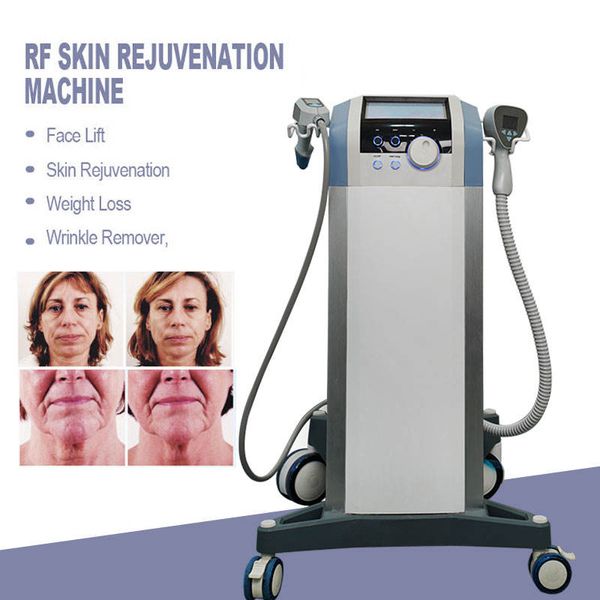 Exili Monopolare Dimagrante RF Ringiovanimento della pelle del viso Ultra 2 IN 1 360 Body Contouring Riduzione della cellulite Macchina per rassodare la pelle