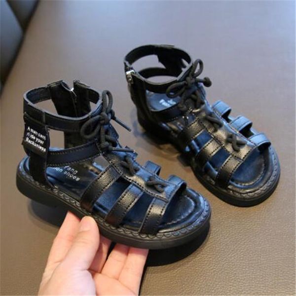 Модные детские сандалии девочки римские сандалии детей