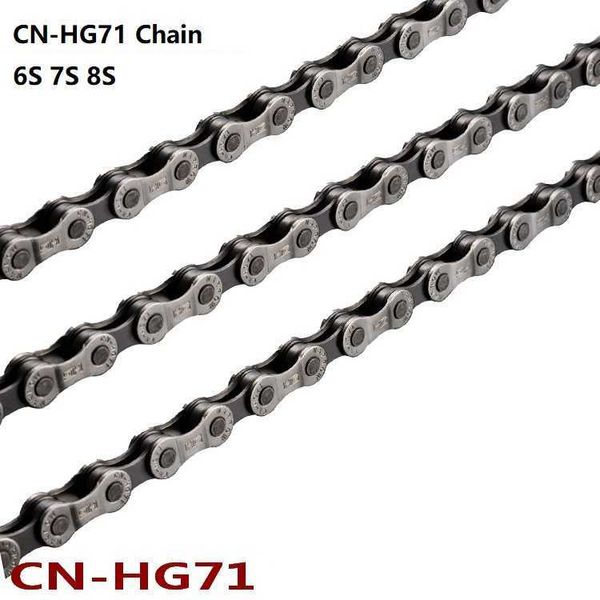 S per Shimano ACERA CN- 6S 7S 8S 21/24S Bicycle Speed ​​112 Links MTB Road Bike 8V CN HG71 Chain 0210