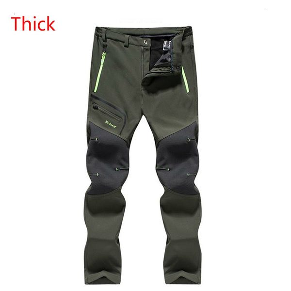 Herrenhose Winter Herren wasserdichte Hose Outdoor Wandern Camping Angeln Sporthose Männlich Casual Soft Shell Fleece Warme Cargohose 5XL 230211