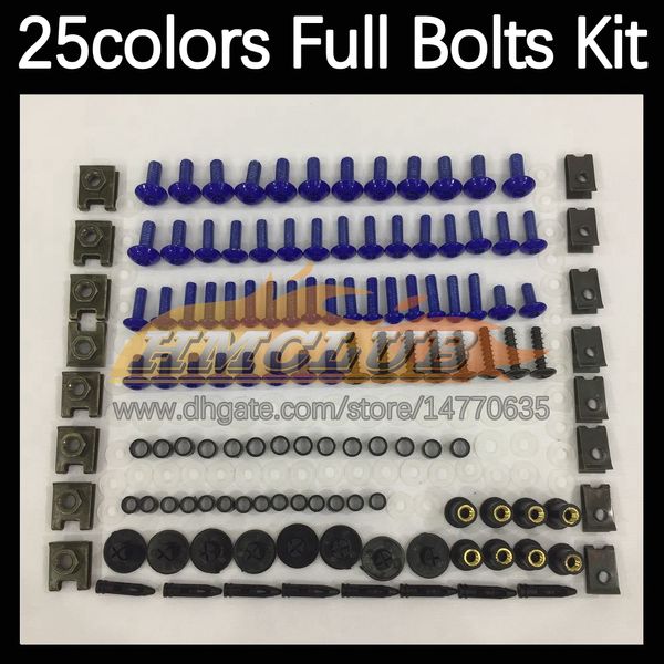 268PCS Kit completo di viti complete per corpo MOTO per HONDA CBR929RR CBR900RR CBR 929 RR 900RR CBR929 RR 00 01 2000 2001 Bulloni carenatura moto Parabrezza Bullone Vite Dado