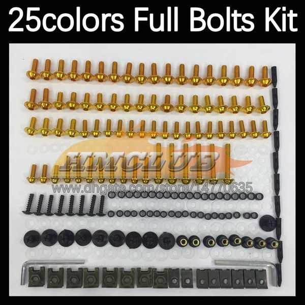 268PCS Kit completo di viti complete per corpo MOTO per HONDA CBR600 CBR 600F3 600 F3 FS CBR600F3 CBR600FS 97 98 1997 1998 Bulloni carenatura moto Parabrezza Bullone Vite Dado