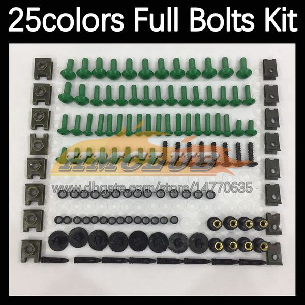 268pcs Complete Moto Body Full Winds Kit для Kawasaki Ninja ZXR400 ZXR-400 ZXR 400 1991 1992 1993 1994 1995 1996 Обтекание мотоциклетных болтов винтовые гайки мотоциклетных болтов