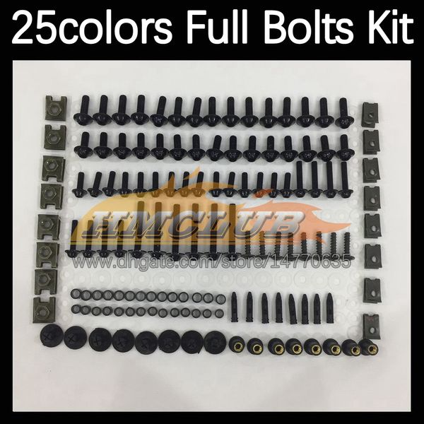 268pcs Tam Moto Gövde Tam Vidalar Kit Kawasaki Ninja ZX14 R ZX 14R 14R 14R 14R 14R ZX-14R ZX14R 06 07 08 09 10 11 Motosiklet Kaplama Cıvataları Cam