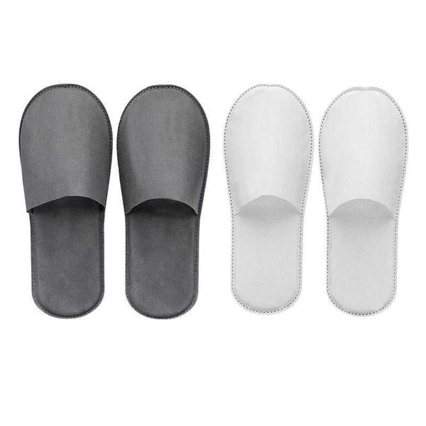 Slippers 5pairs Ondosable Slipper Shop Hotel Spa Spa Spa Slippers Охрана окружающая среда Разлагаемая индивидуальная неткана