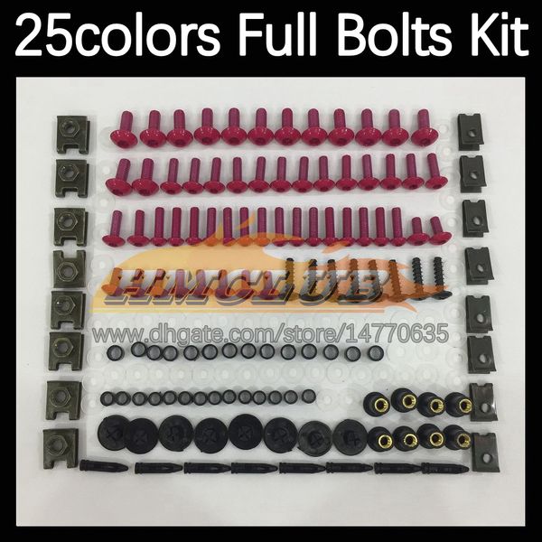 268pcs kit de parafusos completos para parafusos de moto para Suzuki GSXR 600 750 CC K11 GSXR750 GSXR600 2012 2012 2013 14 15 16 Parafusos de motocicletas parafusos de parafuso de parafuso de parafuso de parafuso de pára -brisa.